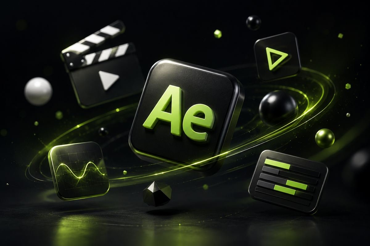 Motion graphics and 3D animation