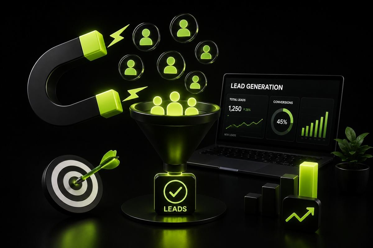 Lead generation funnel and analytics